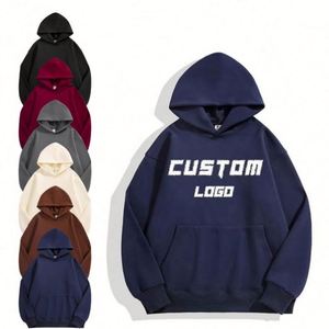 Custom 500gsm Cartoon Cotton Fleece Hoodie Men&Women Personalized Sweatshirt Your Own Design Print Winter <b>Plus</b> <b>Size</b> Heavy Duty - Product Image 1