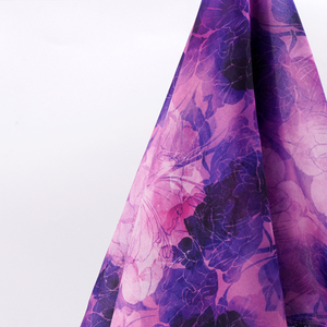 2025 Thiết Kế Mới Thời Trang Tùy Chỉnh Polyester Vải Sang Trọng Hoa Voan Vải Bán Buôn Voan In Vải Cho Phụ Nữ Ăn Mặc - Product Image 3