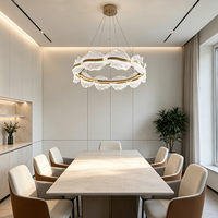 Lustre en cristal de luxe, lampe suspendue pour villa, escalier, salle de banquet, décoration intérieure de salon
