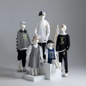 <span class=keywords><strong>Mannequin</strong></span> complet pour enfants, fabriqué en usine, poupées debout et assises pour garçon et fille, présentoir de vêtements - Product Image 2