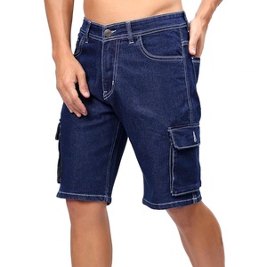 Shorts en jean pour homme, qualité supérieure OEM, 100% coton, couleur unie, coupe moderne, confortable, respirant, écologique - Product Image 3