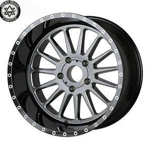 ล้อแม็กซ์ออฟโรดสีดำขอบ 24 นิ้ว 20x10 20x12  หน้าเจียร ET -<span class=keywords><strong>44</strong></span> สำหรับรถยนต์ขับเคลื่อน 4 ล้อ  5 รู 127 5 รู 139.7 6 รู 139.7  แบบเว้าลึก - Product Image 5