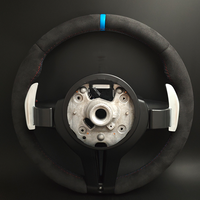 Volant M complet avec bande supérieure bleue et garniture en carbone pour BMW F01 F07 F10 F15 F20 F30 F31 F32 F33 F34 F35 F36 F80 F90