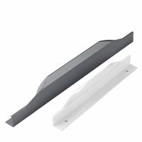 Poignées de porte ergonomiques en alliage d'aluminium robustes et minces, design invisible, différentes longueurs, pour armoire haute ou placard.