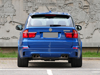 Kit de Carrocería para BMW X5 E70 2008-2013, Actualización a Kit de Carrocería X5M con Ensamblaje de Parachoques Trasero, Tubo de Escape y Kits Traseros