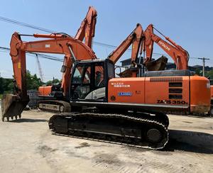 Excavatrice sur chenilles Hitachi ZX350 d'occasion, moteur Isuzu 190KW, boîte de vitesses, moteur, pompe hydraulique, roulement, importé du Japon - Product Image 1