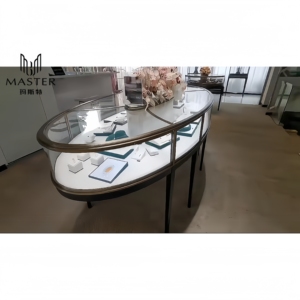 MASTER, le plus populaire : Comptoir de réception pour bijouterie, <span class=keywords><strong>Vitrine</strong></span> de présentation de bijoux, Présentoir de bijouterie <span class=keywords><strong>en</strong></span> acier inoxydable - Product Image 2