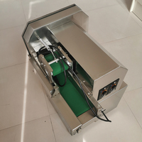 Cortadora de Verduras Automática Poweradd con Correa, Multifuncional, con Motor y Engranajes, 0.3kW, 150KG, Rebanadora de Cebolla, Pimiento y Apio