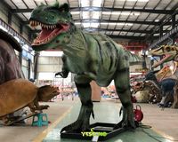 Dinosaure animatronique personnalisé, Allosaurus animé pour jardin, centre commercial, exposition