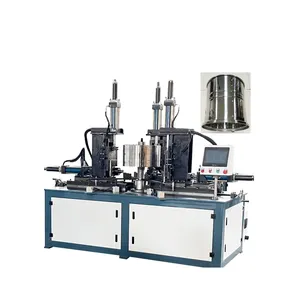 Heavy Duty Automatic High Precision Ventilation Axial Duct Fan Flanging Punching Machine