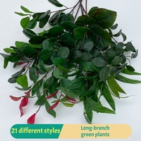 YOPIN-6005 Bouquets de verdure artificielle en vrac, styles variés de luxe en soie et tissu, Dracaena Reflexa pour la décoration de jardin et florale