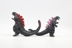 God-zilla Toys Figurines d'action les monstres brûlant Heisei Mecha Ghidorah Pack en plastique Mini dinosaure Playsets Cake Toppers - Product Image 5