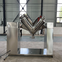 Mélangeur en V à prix d'usine, équipement automatique de mélange de poudre de farine haute performance pour atelier alimentaire