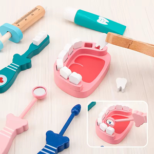 Juego de Doctor de Simulación de Madera para Niños en Edad Preescolar, Kit Médico, Juegos Educativos de Primeros Auxilios para Niños y Niñas - Product Image 3