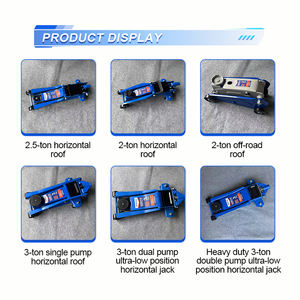 Домкрат гидравлический напольный <span class=keywords><strong>2</strong></span> тонны, низкопрофильный, усиленный, для гаража, горизонтальный, мини-домкрат для автомобиля - Product Image 4