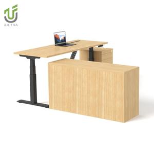 Iultra hoàn thành giải pháp công thái học thiết kế hiện đại bàn đứng với màn hình VESA gắn điện Bàn phím có khớp nối khay - Product Image 4