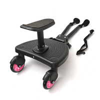 Plateforme universelle pour poussette, marchepied pour deuxième enfant, plateforme repose-pieds compatible avec la plupart des poussettes pour bébés et enfants