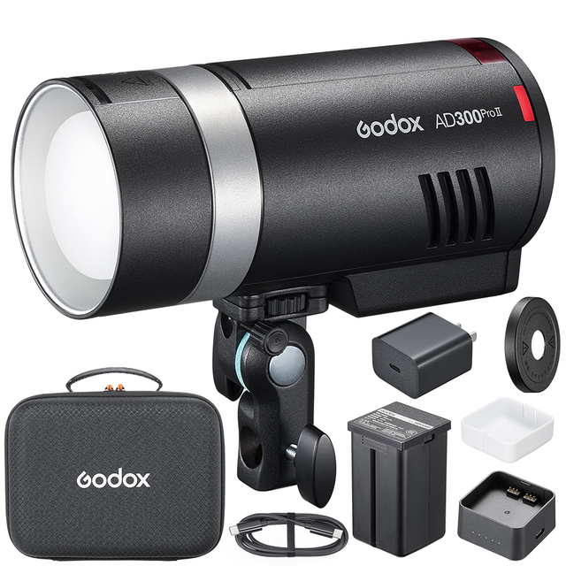 Ad300pro Ii Ad300 Pro Ii Ttl Hss Outdoor Flash Light Strobe Professional 300w Power Flashes With Bi-color Modeling Light