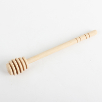 Offre Spéciale : Cuillère à miel en bois naturel faite à la main avec logo personnalisé, idéale pour la maison, les fêtes, les mariages, et comme outil de distribution de sirop.