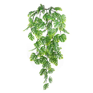 Guangyunsheng Artificial Monstera Vine Plant 69 Mesh <b>Wall</b> Mounted Green <b>Leaves</b> For Home Wedding Outdoor <b>Decoration</b> - Product Image 5