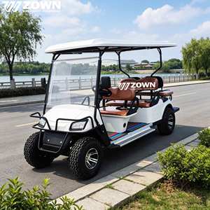 Carrito de Golf Eléctrico de 4 Plazas, Nuevo Modelo 2026, con Batería de Litio, Certificado CE, Todoterreno, para Turismo en Resorts - Product Image 1