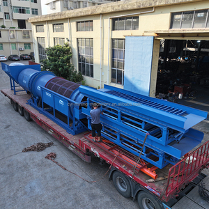 Impianto di Lavaggio Oro Alluvionale Russo, Lavatore di Minerali Montato su Skid, Macchina Rotante Mobile per la Pulizia del Minerale - Product Image 6