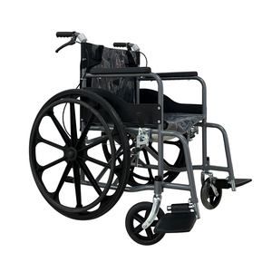 Fauteuil roulant manuel pliable léger pour personnes handicapées, prix d'usine, vente directe - Product Image 3
