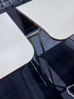 Meubles scolaires ergonomiques empilables de conception moderne avec tiroir, chaise de bureau pour étudiants, bureau pour étudiants, table pour étudiants