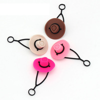 Protège-paille en silicone résistant aux hautes températures, motif chapeau de cowboy, bouchon anti-poussière pour paille de 10 ml