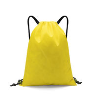Nylon Sports Gym Sac à cordes étanche Sac à dos à cordon pour hommes femmes