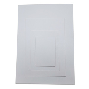 Planche à peindre à l'huile 40x40 cm, papier enduit de lin blanc pour fournitures de peinture - Product Image 2