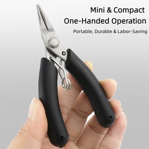 Powerlift Durable Stainless Steel Palm Pliers PVC Handle OEM Customizable Industrial Grade for DIY <b>Wire</b> Cutting Soft Metal Work - Product Image 4