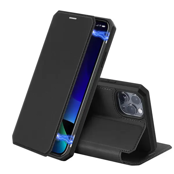 DUX DUCIS เคสโทรศัพท์ป้องกันโทรศัพท์,เคสฝาพับแม่เหล็กสำหรับ iPhone 14 Pro Max 360องศาซีรีส์ X ใหม่ล่าสุด