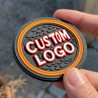 Patchs PVC personnalisés de haute qualité avec logo, badges auto-agrippants, thermocollants, en silicone souple 3D, en caoutchouc PVC pour vêtements tactiques et chapeaux