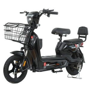 Bicicleta Eléctrica con Marco de Acero, Neumático de 14 Pulgadas, Motor Trasero sin Escobillas de 48V, Asistencia al Pedaleo, Batería de Plomo-Ácido de 15AH/13AH, Sensor, Doble Suspensión, para Adultos - Product Image 4