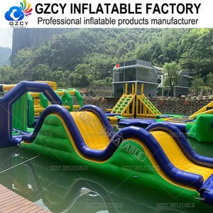 Équipement de parc aquatique gonflable en PVC pour adultes, toboggans aquatiques géants, parcours d'obstacles, parc d'attractions - Product Image 3