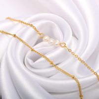 Joyería de Mano de Diseño Exclusivo de Alta Gama, Serie Bestie, Cadena de Acero Inoxidable Chapada en Oro de 18K, Doble Capa, 6mm, Imitación
