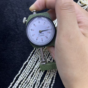 2-2.5 מ "מ לבן חזק קשי מים מתוקים טבעיים לא סדירים בארוק פנינים גדילי חוטי זהב - Product Image 4