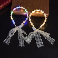 Offre Spéciale LED perle fleur princesse casque perle bandeau accessoires de cheveux de mariée pour les événements à thème célébrations mariage