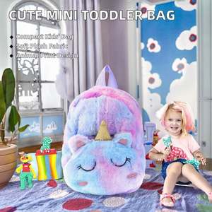 New Arrival Functional Stylish Vintage Fur Heavy Duty Laptop <b>Backpack</b> with Waterproof Laptop Pocket - Product Image 2