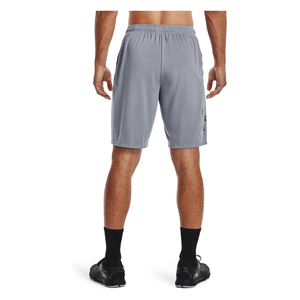 Pantalones Cortos Deportivos Casuales para Hombre, Color Gris, con Banda Reflectante |   Pantalones Cortos Deportivos de Secado Rápido con Dobladillo Dividido de Poliéster/Nailon para Gimnasio y Correr - Product Image 2