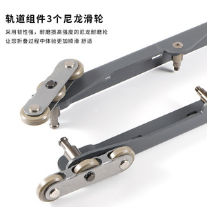 <b>Drawer</b> <b>Slides</b> Metal 2.0 Mm Full Extension Table Hardware Minimalist Design - Product Image 5