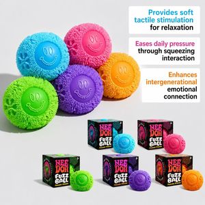 Pelota de peluche Swirl Nice Cube, juguete sensorial antiestrés, textura aterciopelada, tacto suave como una nube, Squishy Gadget Factory - Product Image 5