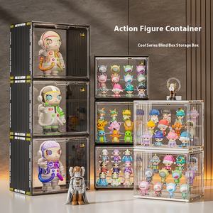 Nouvelles boîtes <span class=keywords><strong>de</strong></span> présentation <span class=keywords><strong>de</strong></span> stockage en acrylique transparentes personnalisées présentoir en plastique transparent avec couvercle magnétique - Product Image 3