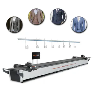 Automatic Pneumatic Cloth Garment Textile Apparel Machinery Fabric Cloth Cutting Table Machine