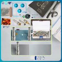 75 Ohm Coax RG6 compresión F BNC macho enchufe CCTV accesorios carcasa de nailon para RG58 RG59 RG6 RF Cable Coaxial BNC conector macho