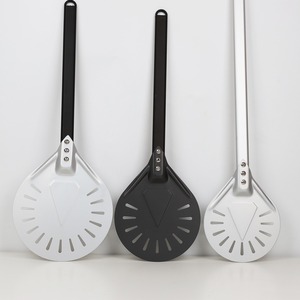 อุปกรณ์อบพิซซ่าแบบปรับแต่งได้ ขนาด <span class=keywords><strong>7</strong></span> <span class=keywords><strong>นิ้ว</strong></span> 8 <span class=keywords><strong>นิ้ว</strong></span> 9 <span class=keywords><strong>นิ้ว</strong></span>  แผ่นอลูมิเนียมสำหรับอบ<span class=keywords><strong>พิซซ่า</strong></span> ด้ามจับยาวถอดได้  แบบมีรูพรุน  ไม่ลื่น - Product Image 3