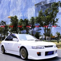 Kualitas tinggi baru CSPE fiberglass hitam untuk Impreza GC8 1993-2001 Bumper depan/belakang Kit Screw-On Taman membantu Sensor Cut-out