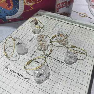 Dog & <b>Cat</b> Hair Storage PVC Cartoon Keychain Animal Design Dust-proof Waterproof Hair Ball Capsule Pendant Decoration - Product Image 3