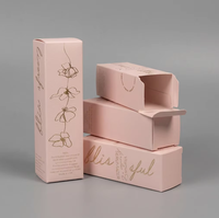 Caja de Embalaje Cosmética de Cartón Ecológica y Sostenible de Forma Cuadrada de Lujo, Precio de Fábrica, para Regalos, Cuidado de la Piel y Productos de Belleza
